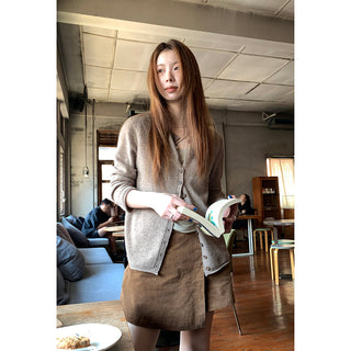 pure wool  cardigan