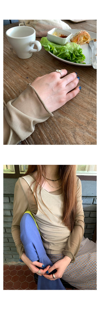 stretch skin-friendly  top