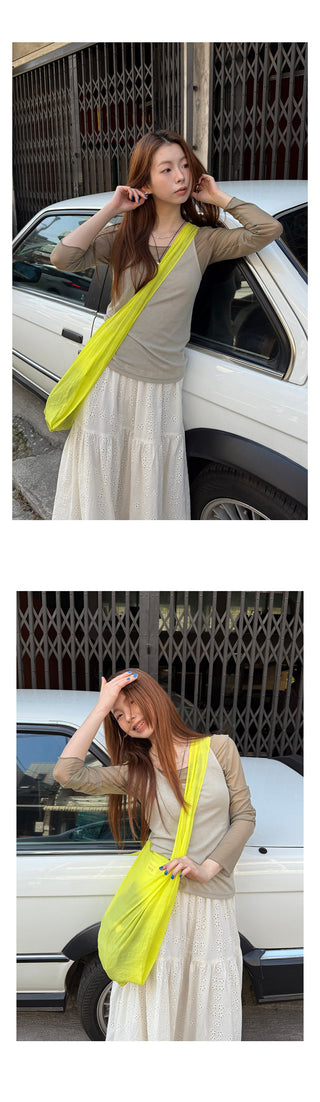 stretch skin-friendly  top