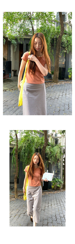 contrast short  top