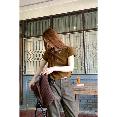 contrast short  top