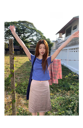 contrast short  top