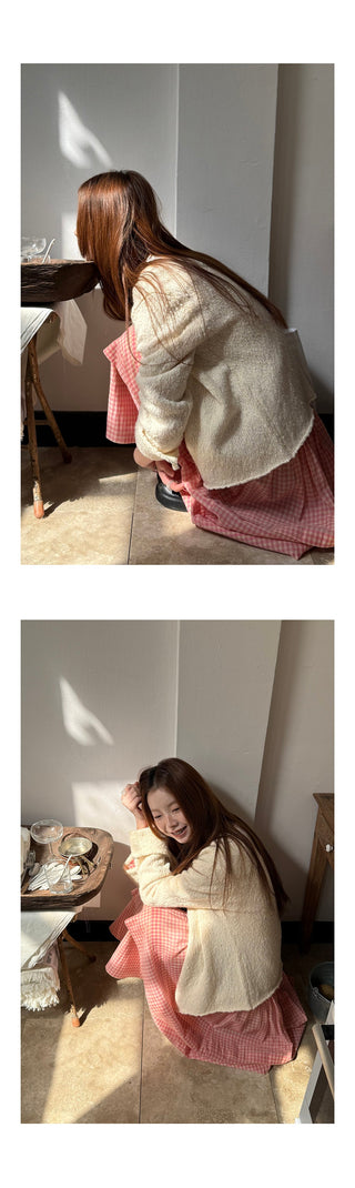 lazy  wool cardigan