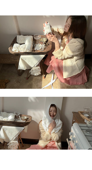 lazy  wool cardigan