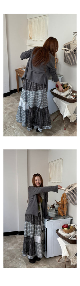 lazy  wool cardigan