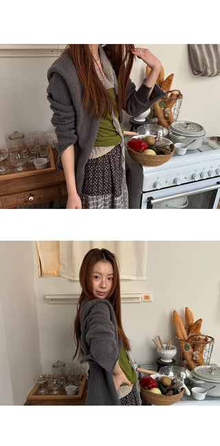 lazy  wool cardigan