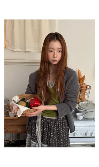 lazy  wool cardigan