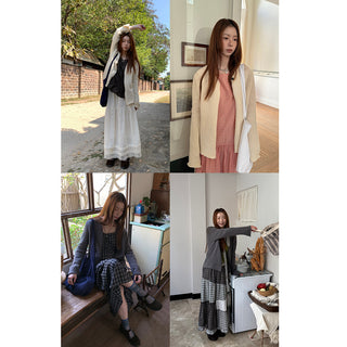 lazy  wool cardigan