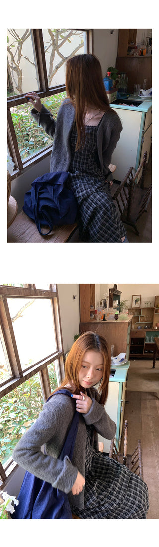 lazy  wool cardigan