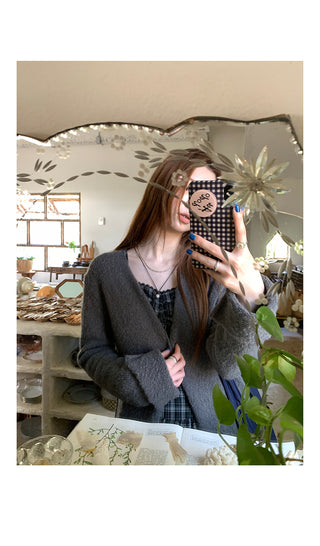 lazy  wool cardigan