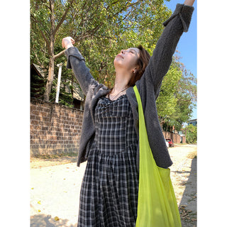 lazy  wool cardigan