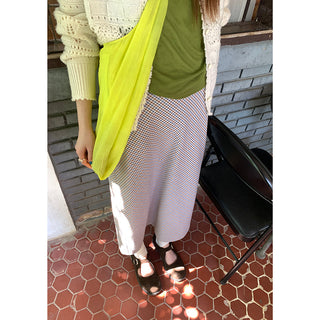 commuter plaid  skirt