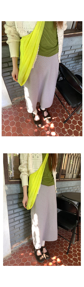 commuter plaid  skirt