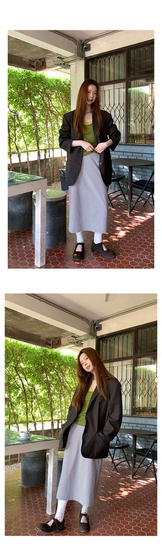 commuter plaid  skirt