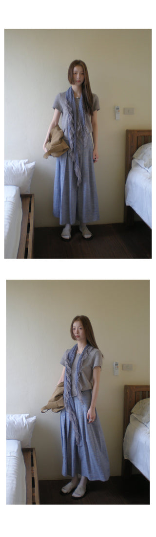 blue purple plaid skirt