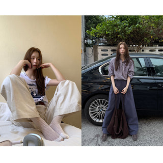 casual straight  pants