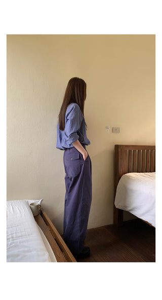 casual straight  pants