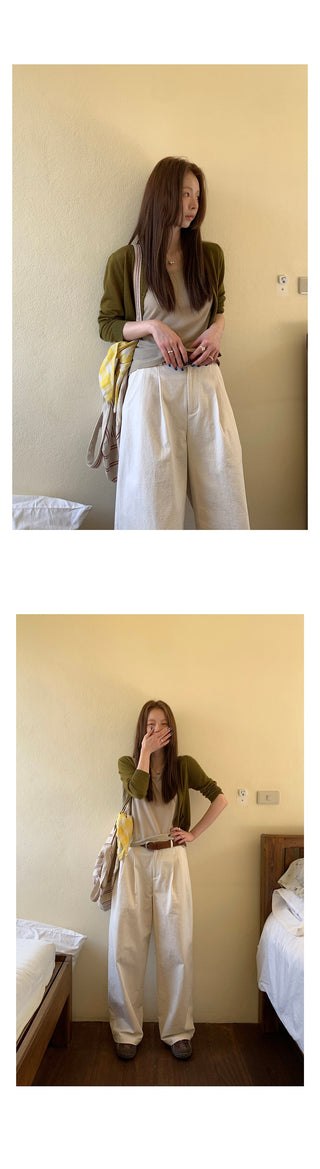 casual straight  pants
