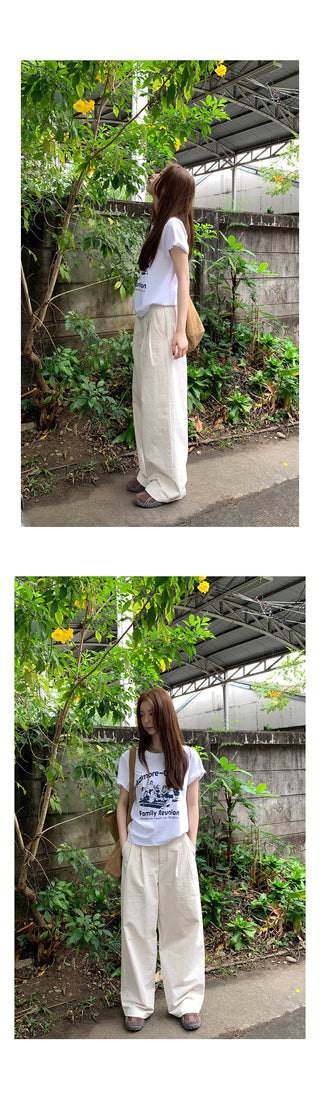 casual straight  pants