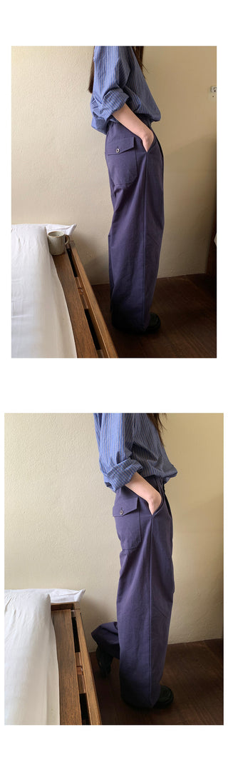 casual straight  pants