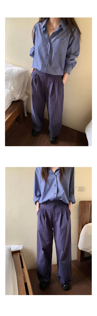 casual straight  pants
