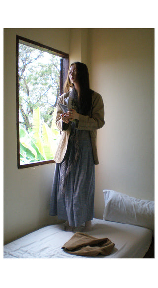 tie-dyed retro  jacket