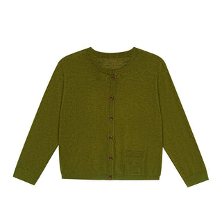 round mid-sleeve  sweater