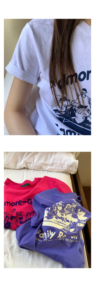 letter print  top