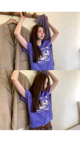 letter print  top