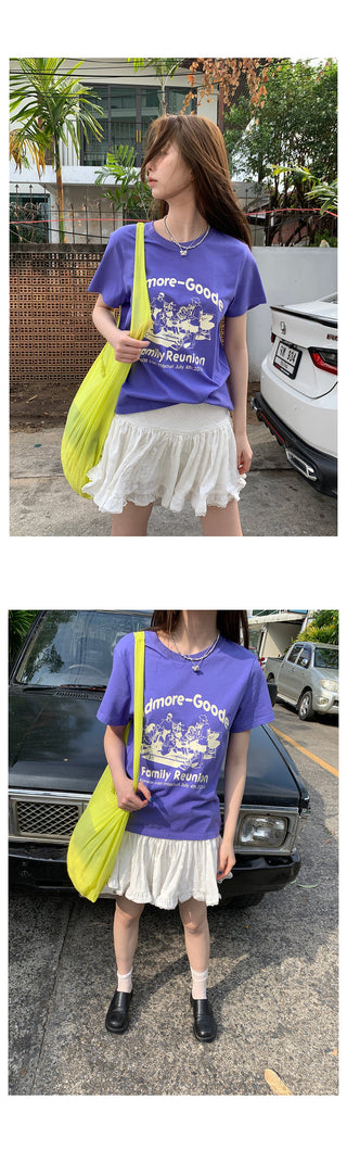 letter print  top