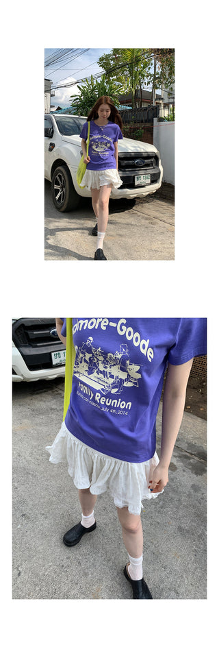 letter print  top