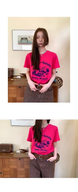 letter print  top