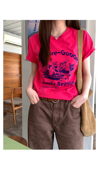 letter print  top