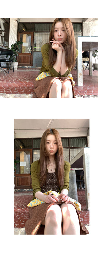 pleated texture  skirt