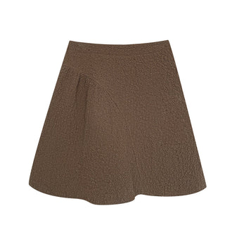 pleated texture  skirt
