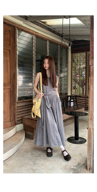 linen artistic  dress