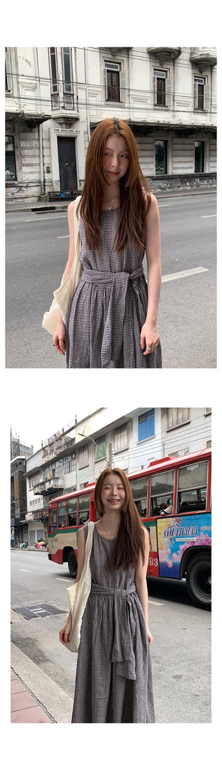 linen artistic  dress