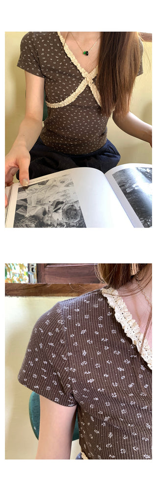 lace stringy  top