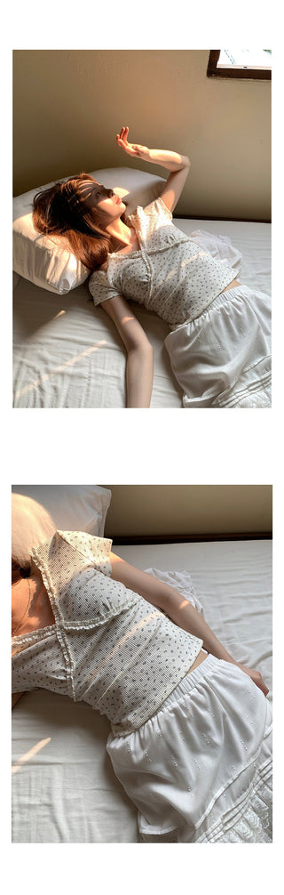 lace stringy  top