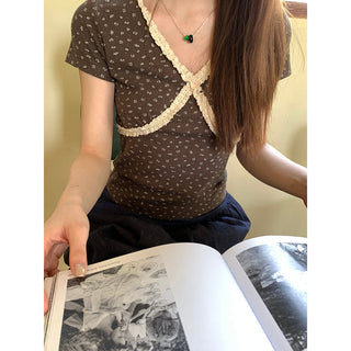 lace stringy  top