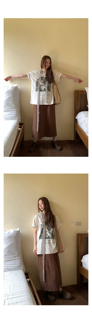 french pleated  skirt