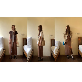 french pleated  skirt