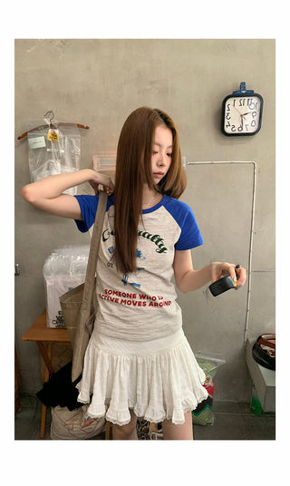 fun printing raglan top