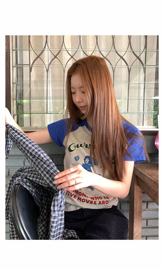 fun printing raglan top
