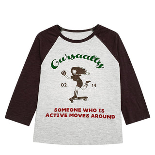fun printing raglan top