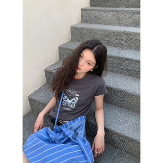 raglan  butterfly top