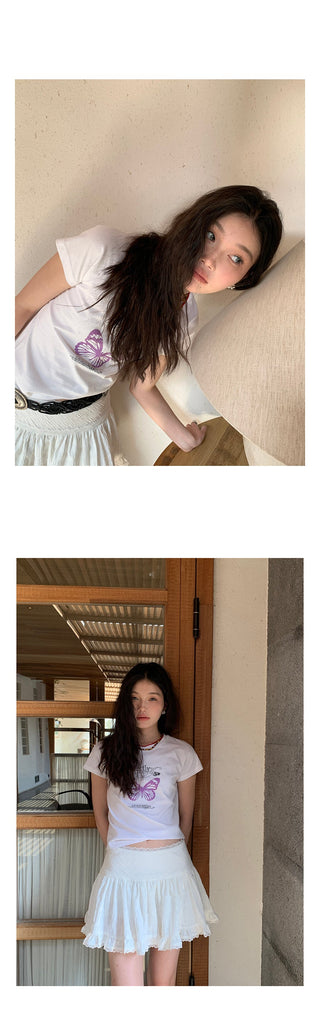 raglan  butterfly top