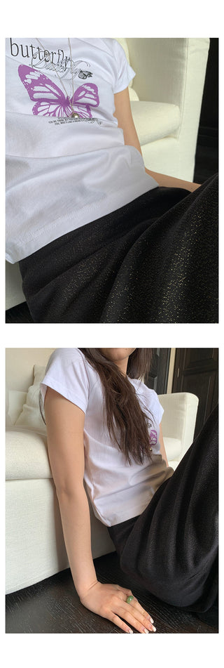 raglan  butterfly top