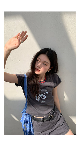 raglan  butterfly top