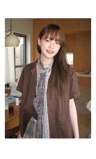 cotton linen shirt